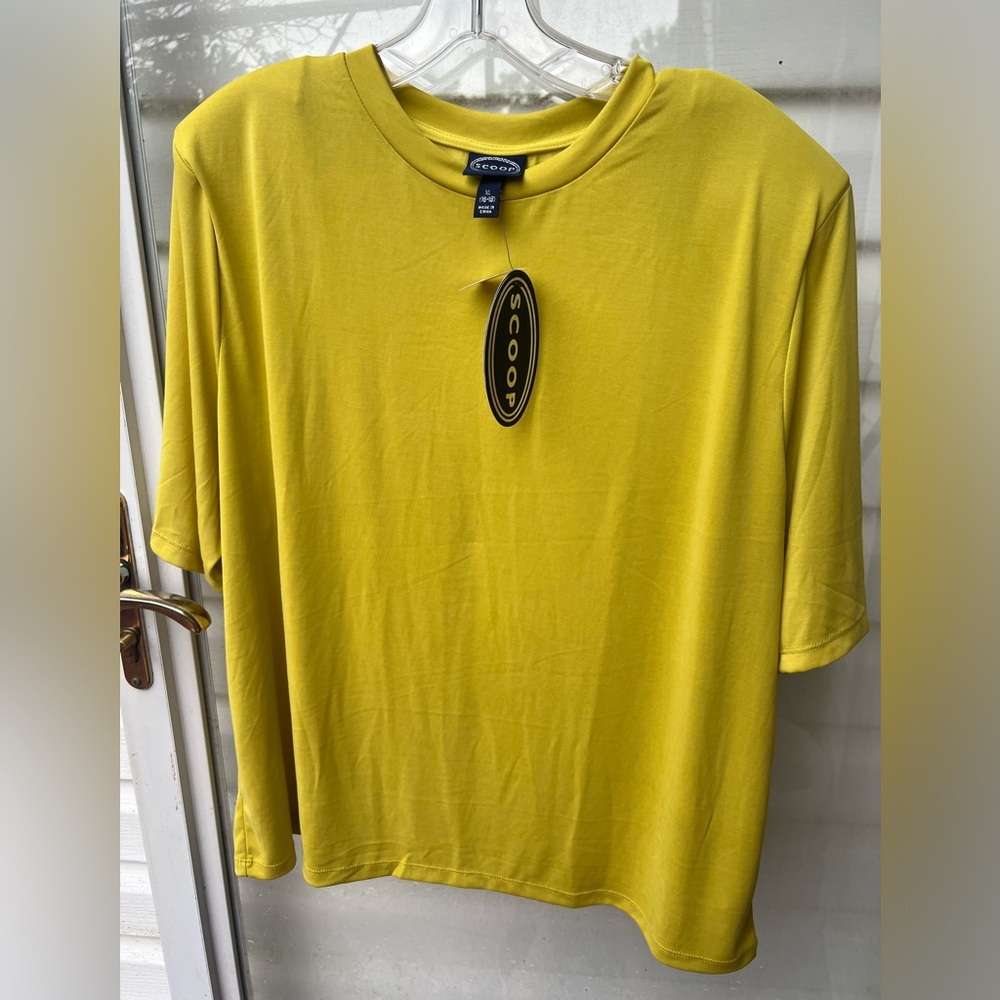 Scoop women lime light t shirt size xl 16/18 NEW